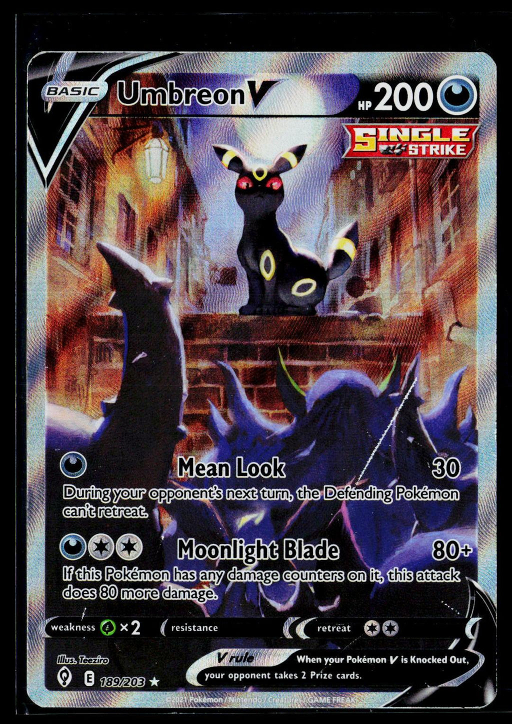 Umbreon V - Evolving Skies 189/203 (PL)
