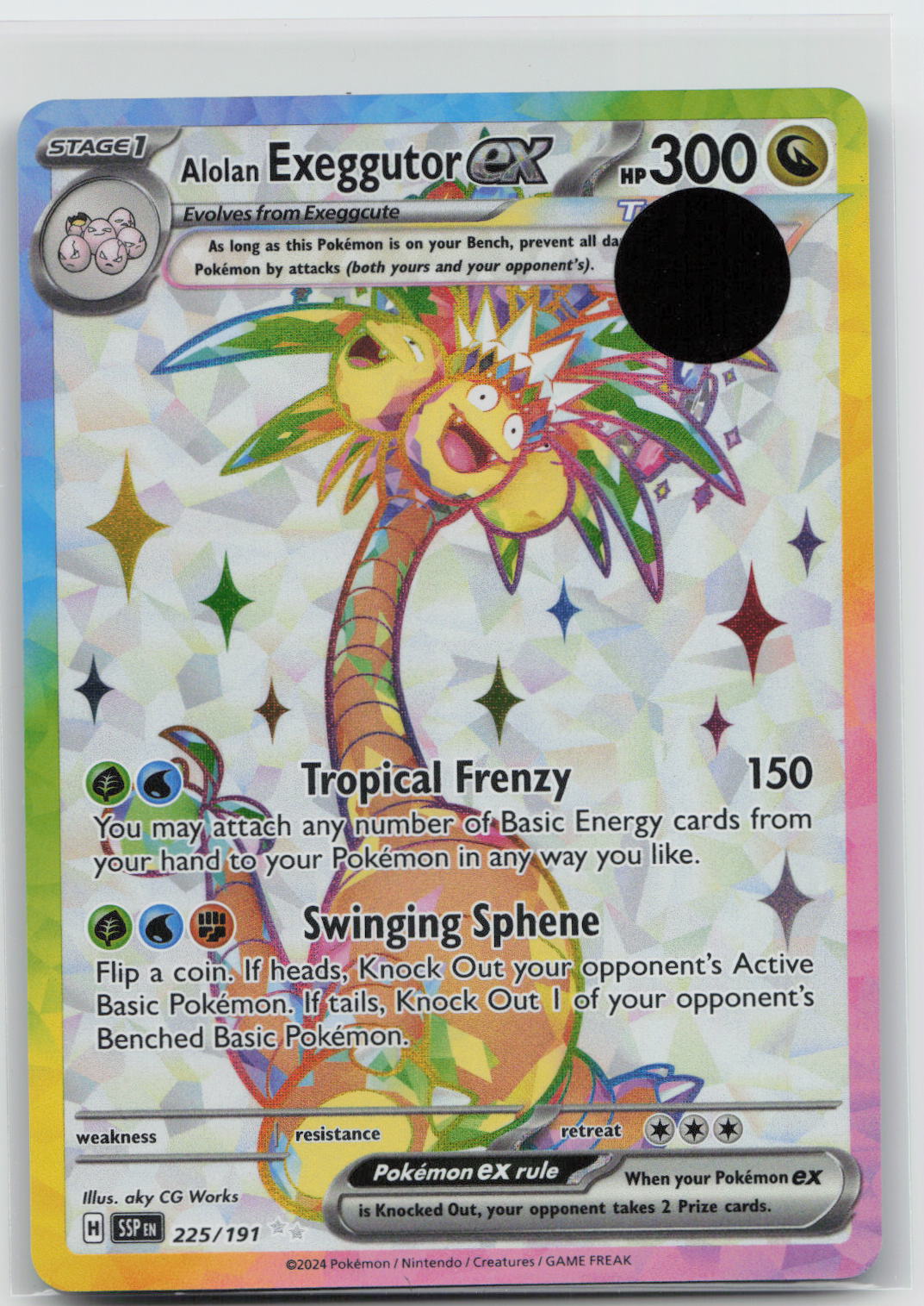Alolan Exeggutor ex - Surging Sparks 225/191