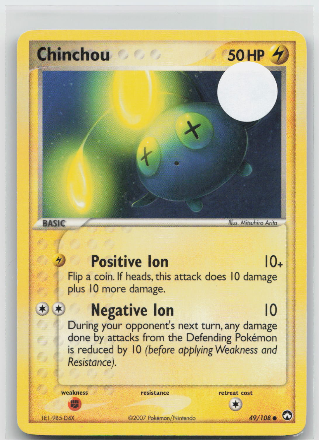 Chinchou - Power Keepers 49/108