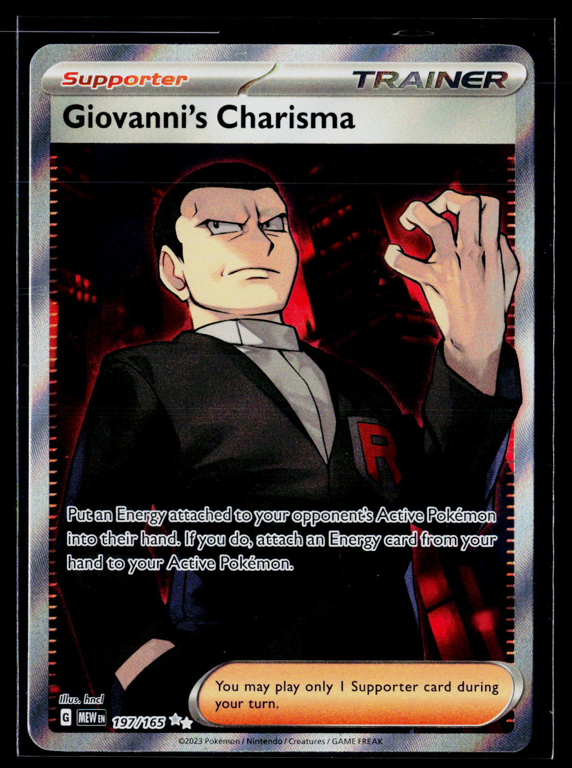 Giovanni's Charisma - 151 197/165 (NM)