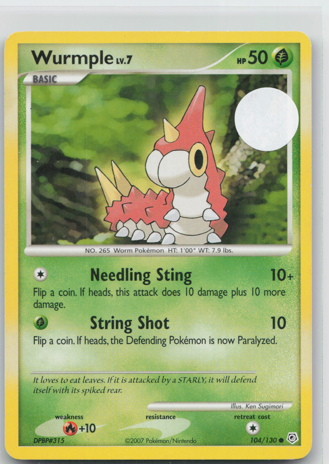 Wurmple - Diamond & Pearl 104/130