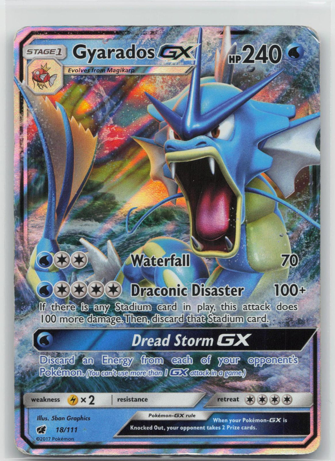 Gyarados GX - Crimson Invasion 18/111