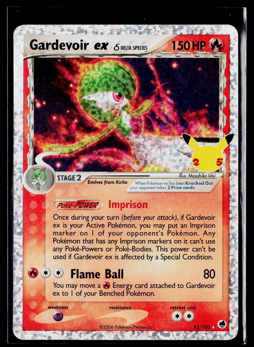 Gardevoir ex - Celebrations: Classic Collection 93/101 (NM)