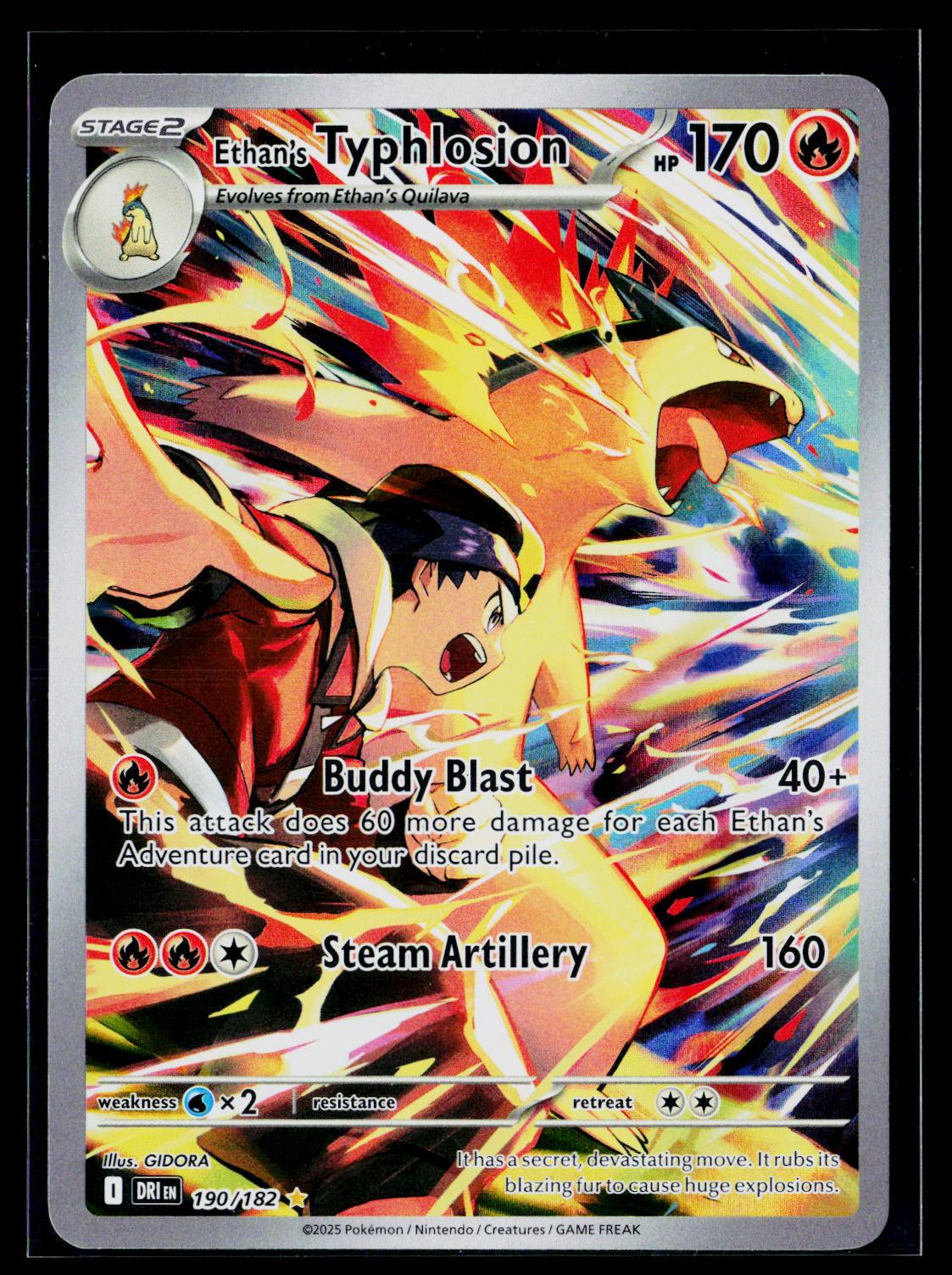 Ethan's Typhlosion - Destined Rivals 190/182 (NM)