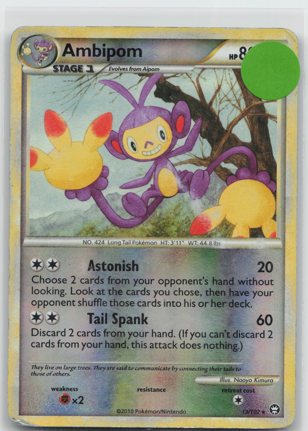 Ambipom - HGSS Triumphant 13/102