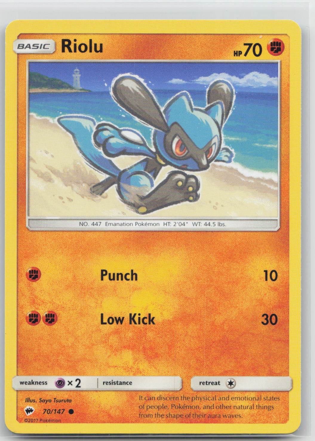 Riolu - Burning Shadows 70/147