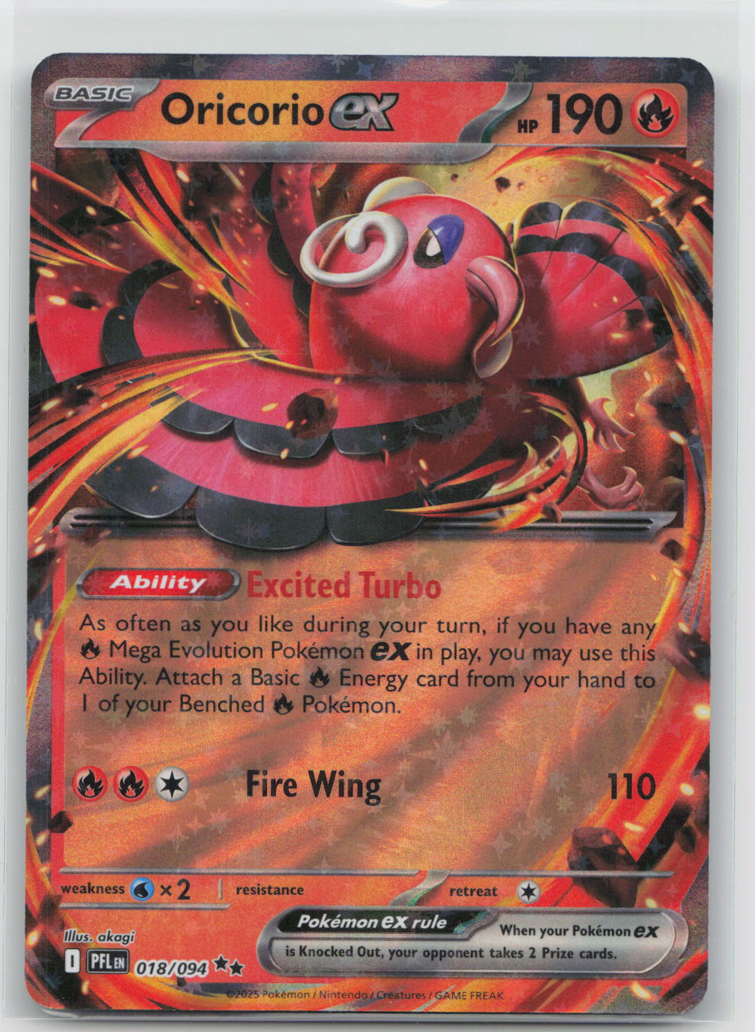 Oricorio ex - Phantasmal Flames 018/094