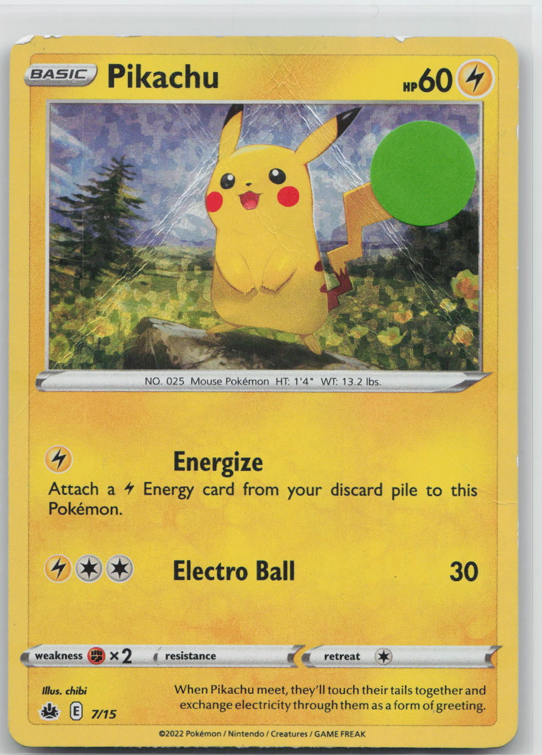 Pikachu - McDonald's Collection 2022 007/015