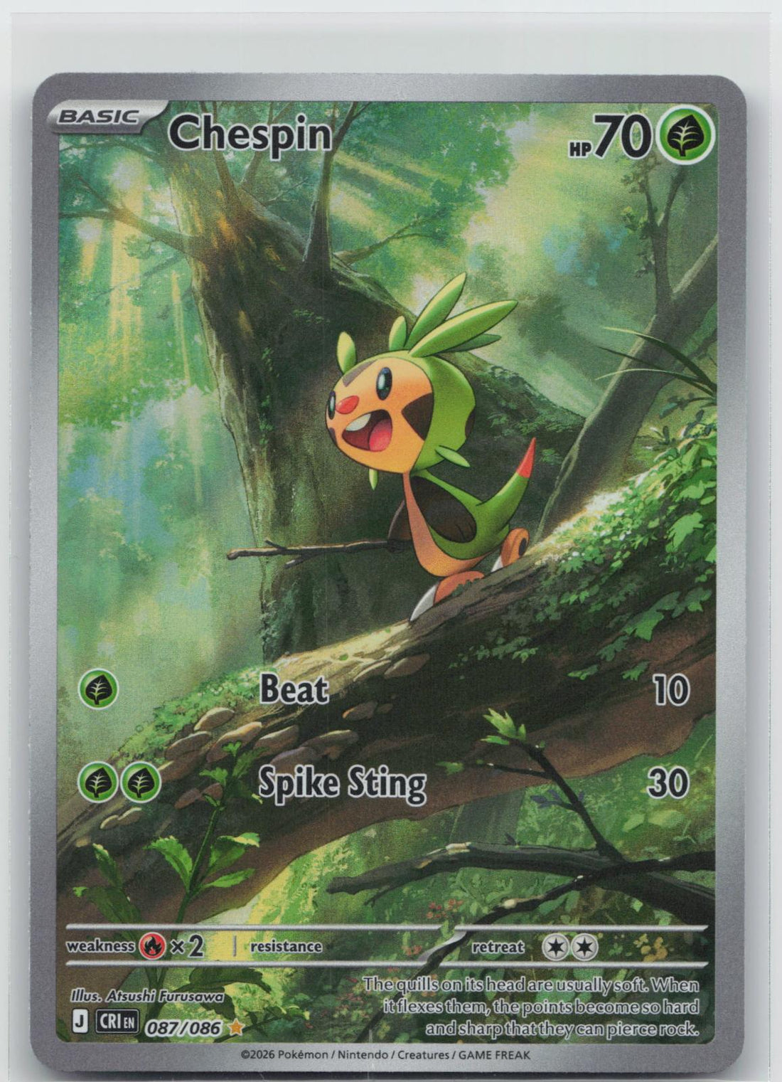 Chespin - Chaos Rising 087/086