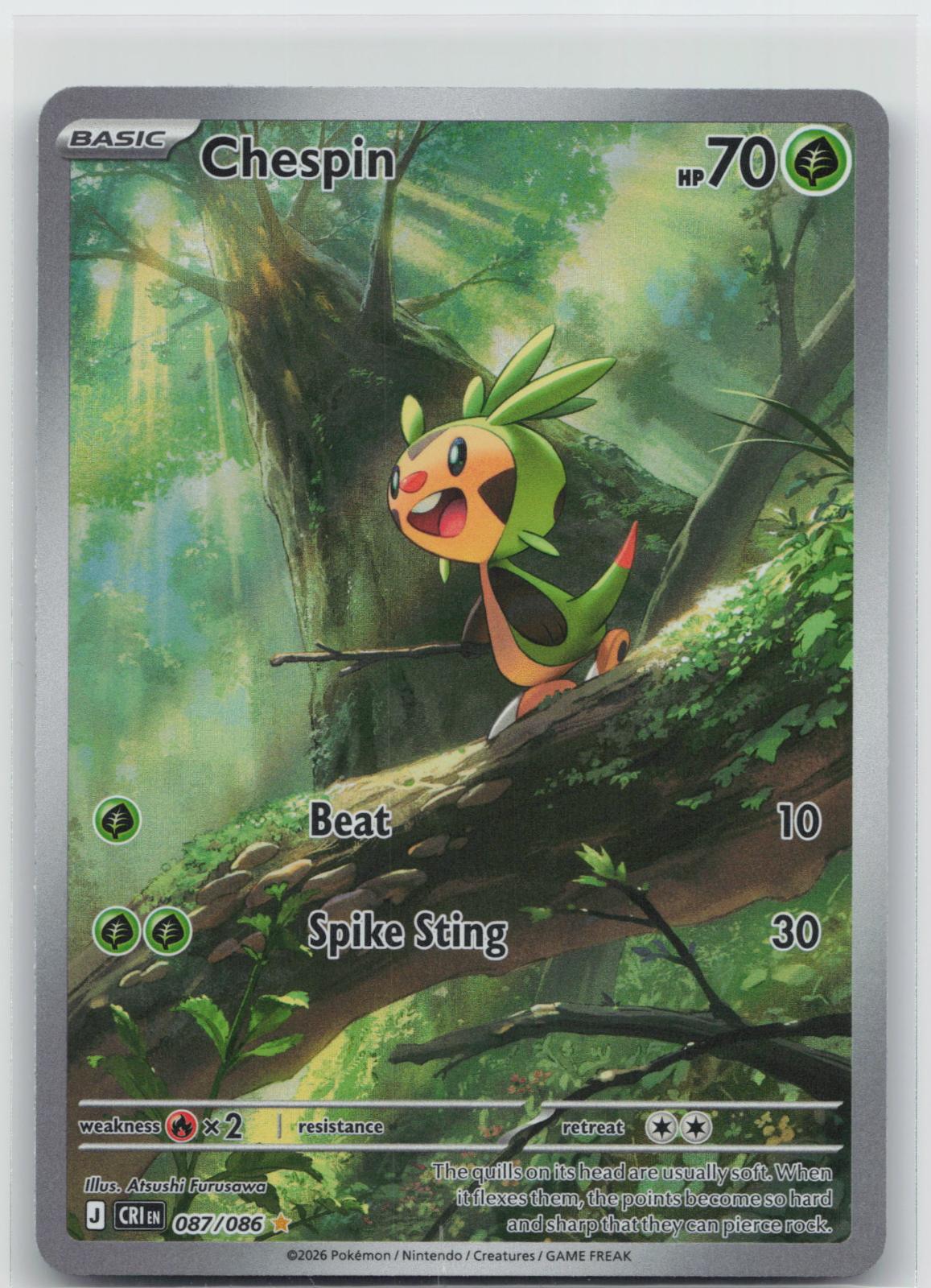 Chespin - Chaos Rising 087/086