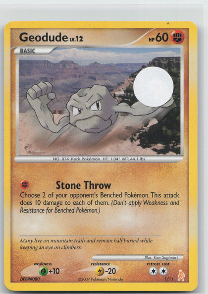 Geodude - DP Trainer Kit: Manaphy & Lucario 1/11