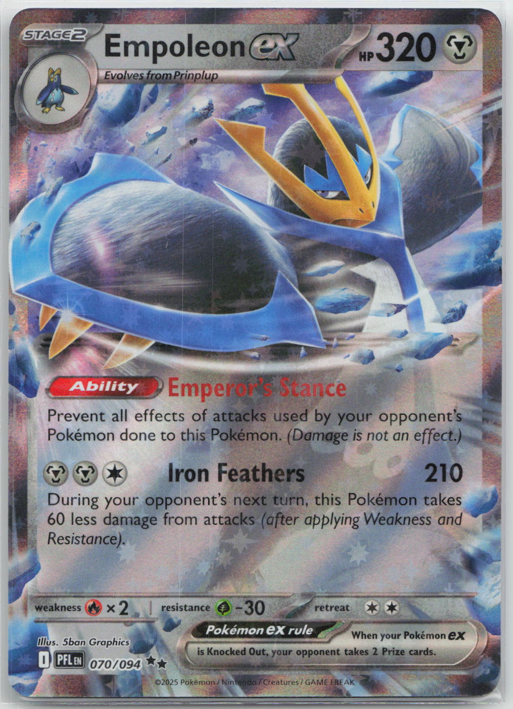 Empoleon ex - Phantasmal Flames 070/094