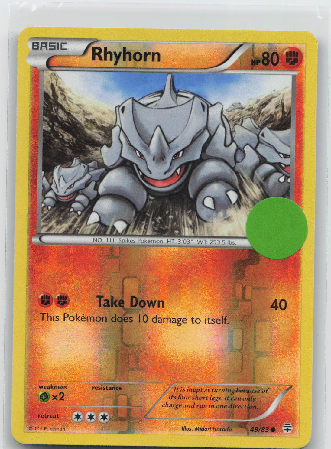 Rhyhorn - Generations 49/83