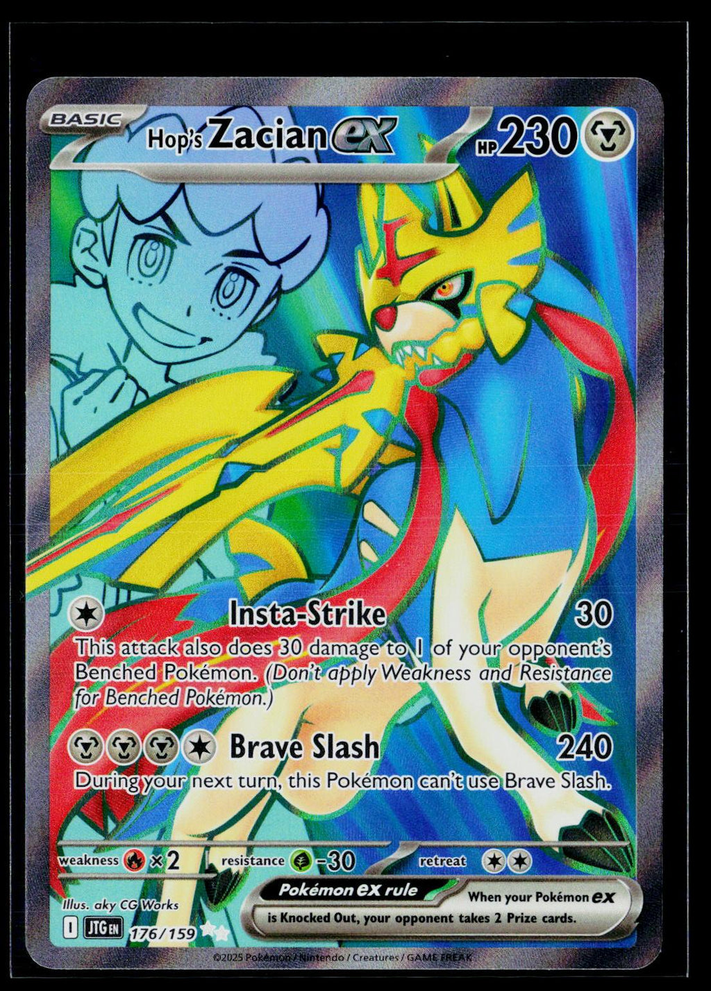 Hop's Zacian ex - Journey Together 176/159 (NM)