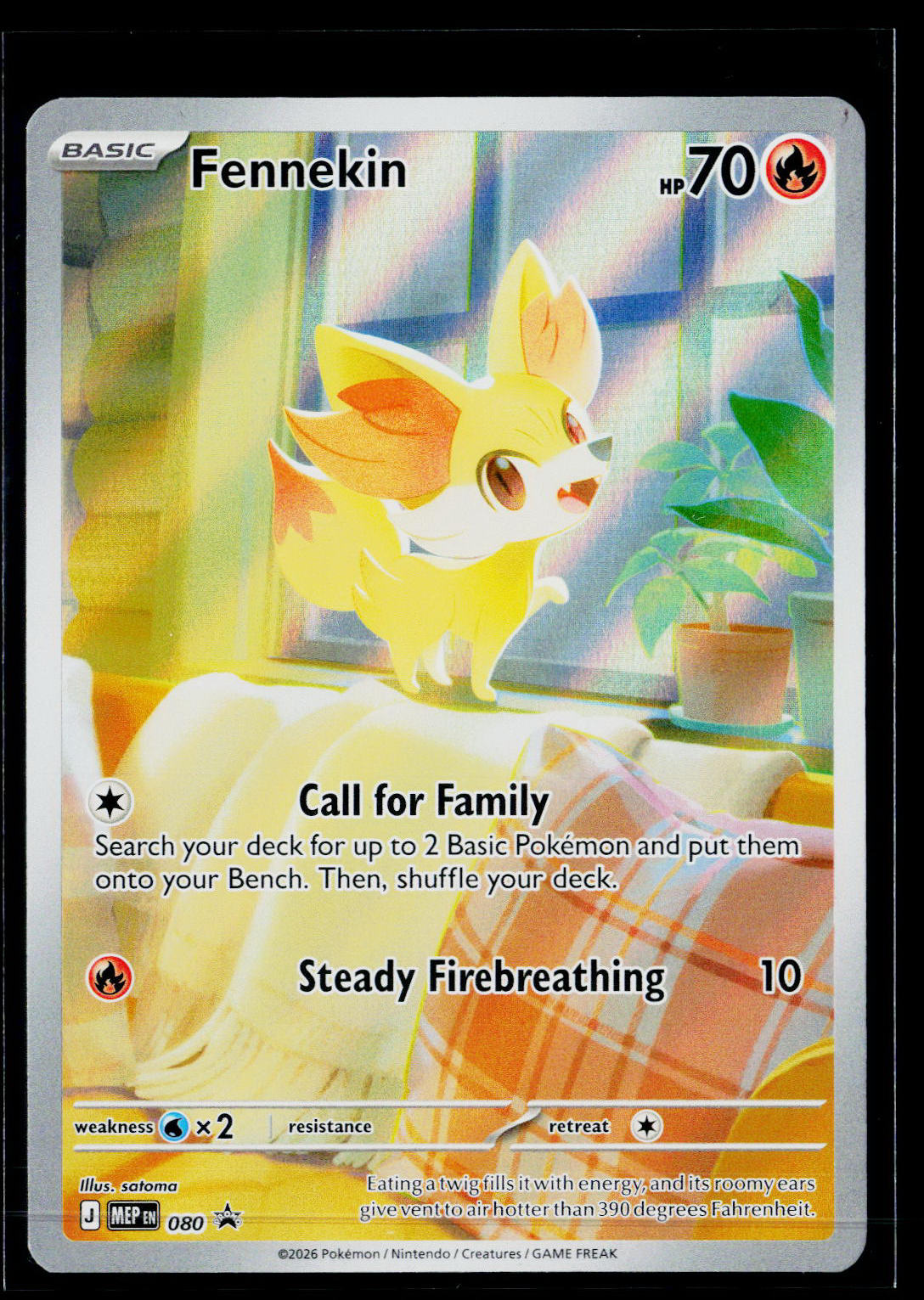 Fennekin - ME: Mega Evolution Promo 080 (NM)