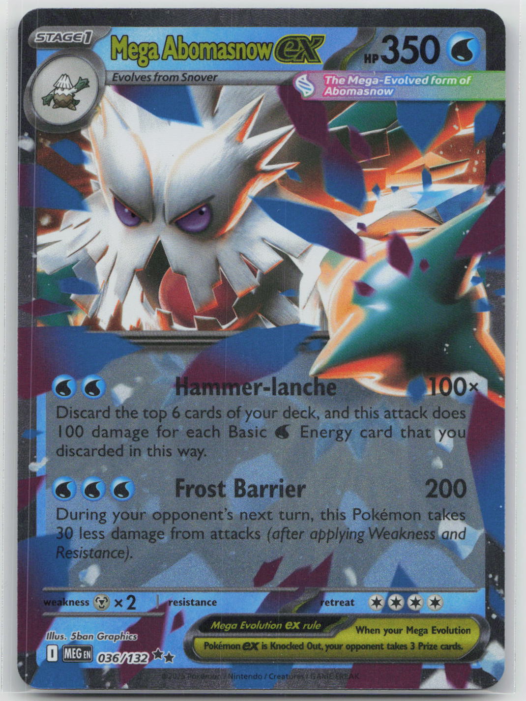 Mega Abomasnow ex - Mega Evolution 036/132