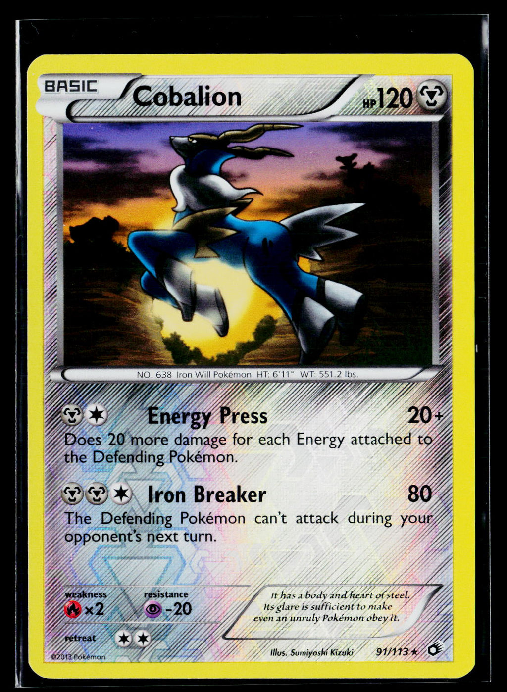 Cobalion - Legendary Treasures 91/113 (NM)