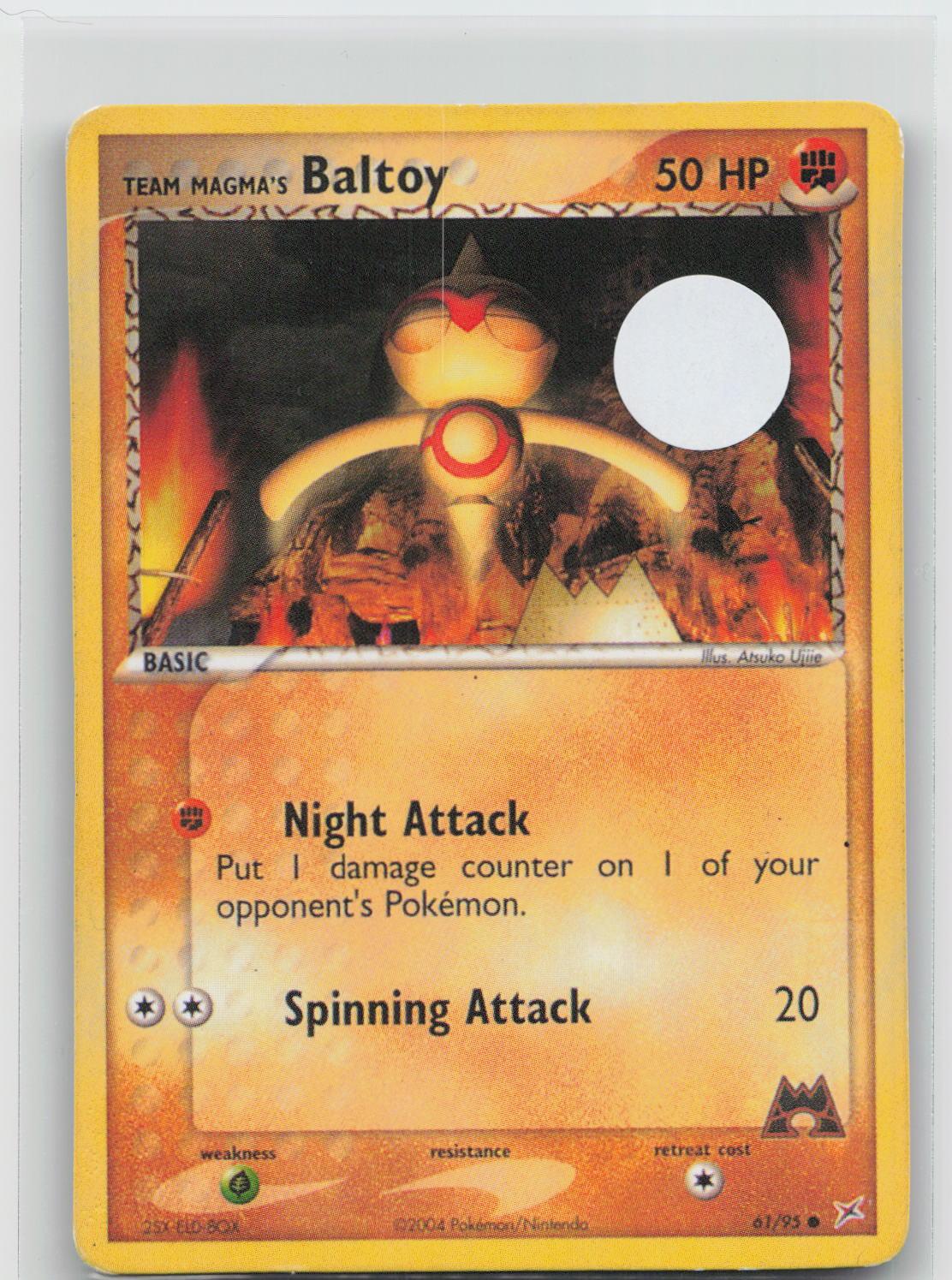 Team Magma's Baltoy - Team Magma vs Team Aqua 61/95