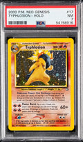 Typhlosion Holo 17/111 Neo Genesis Pokemon PSA 7 front