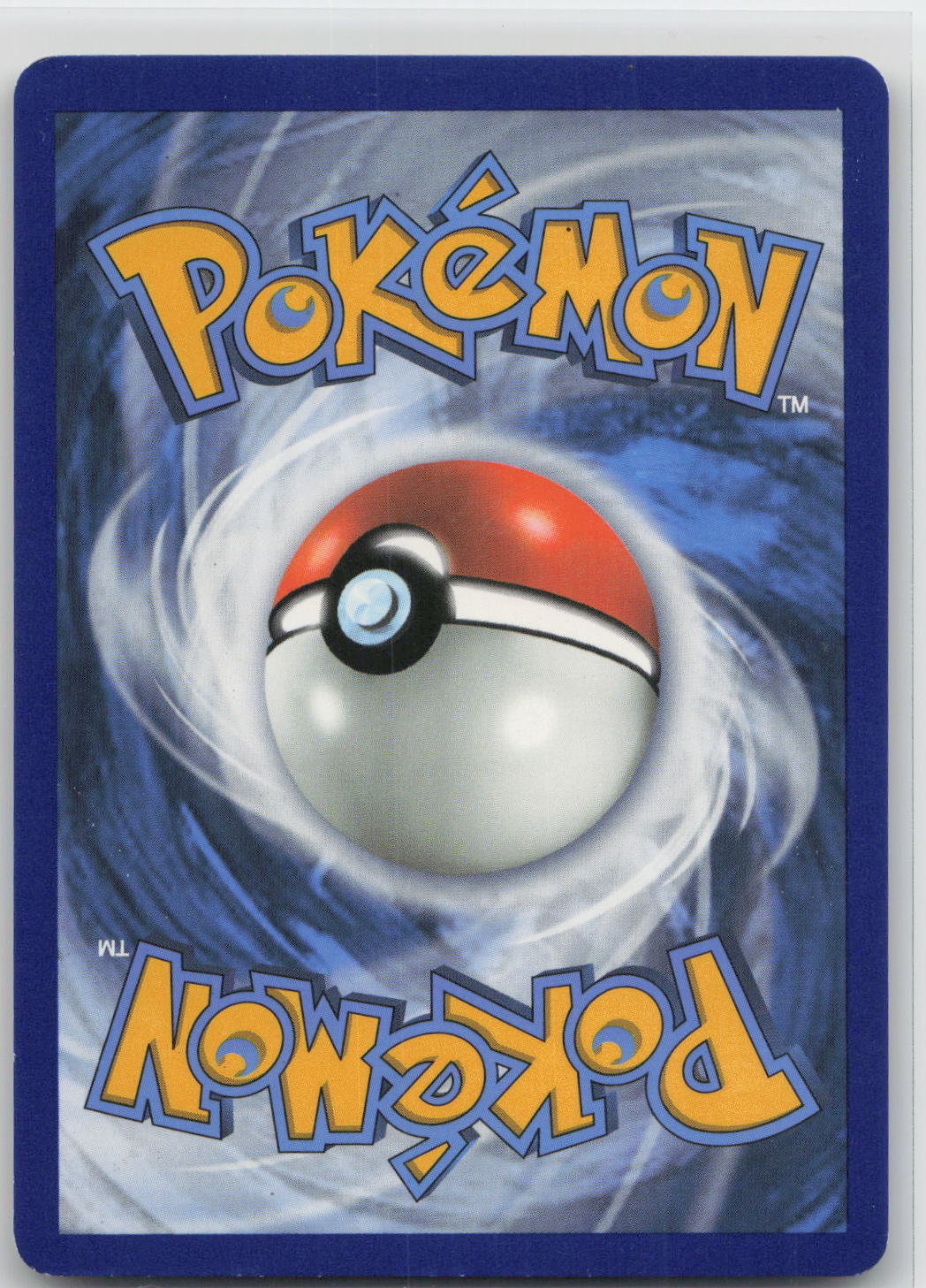 Back of card