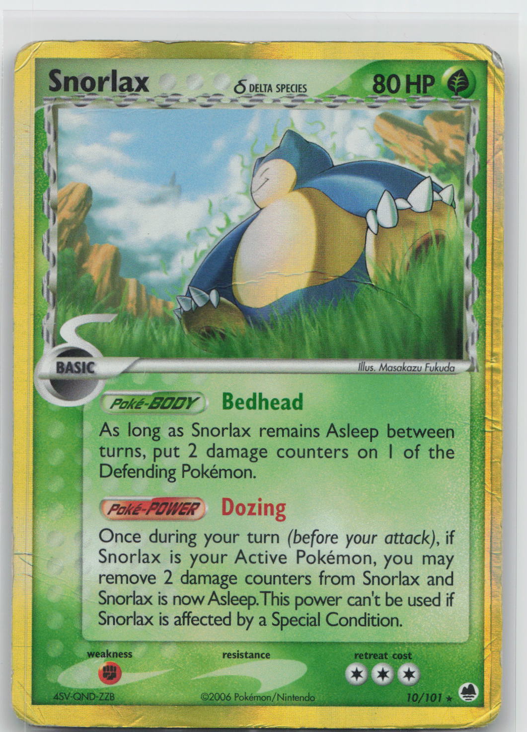 Snorlax δ - Dragon Frontiers 10/101
