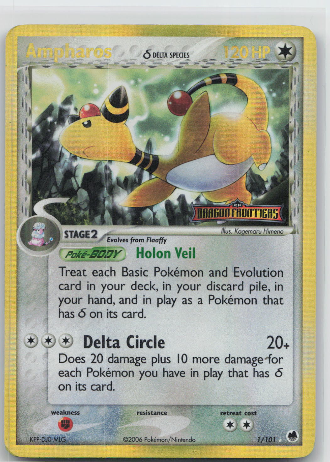 Ampharos δ - Dragon Frontiers 1/101