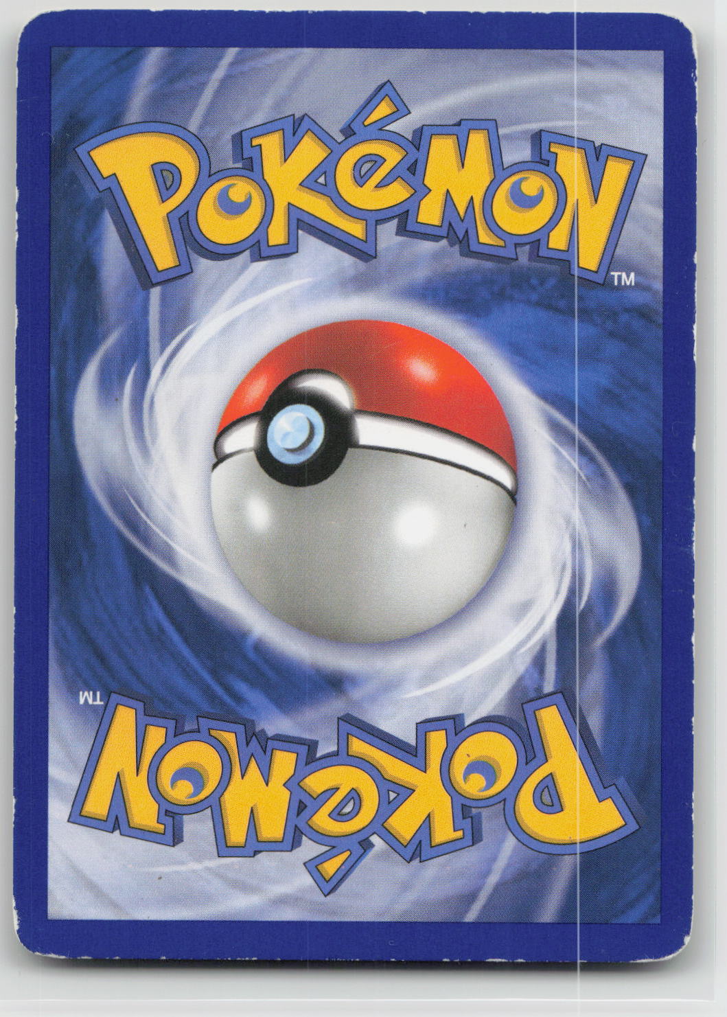 Back of card