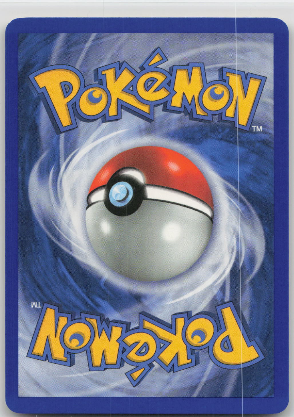 Back of card