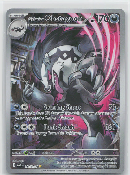 Galarian Obstagoon - Ascended Heroes 245/217
