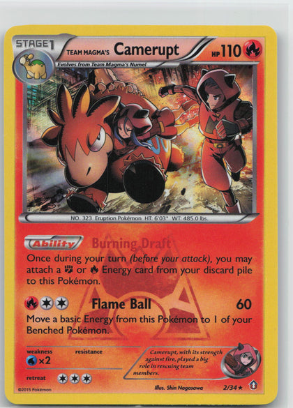 Team Magma's Camerupt - Double Crisis 2/34