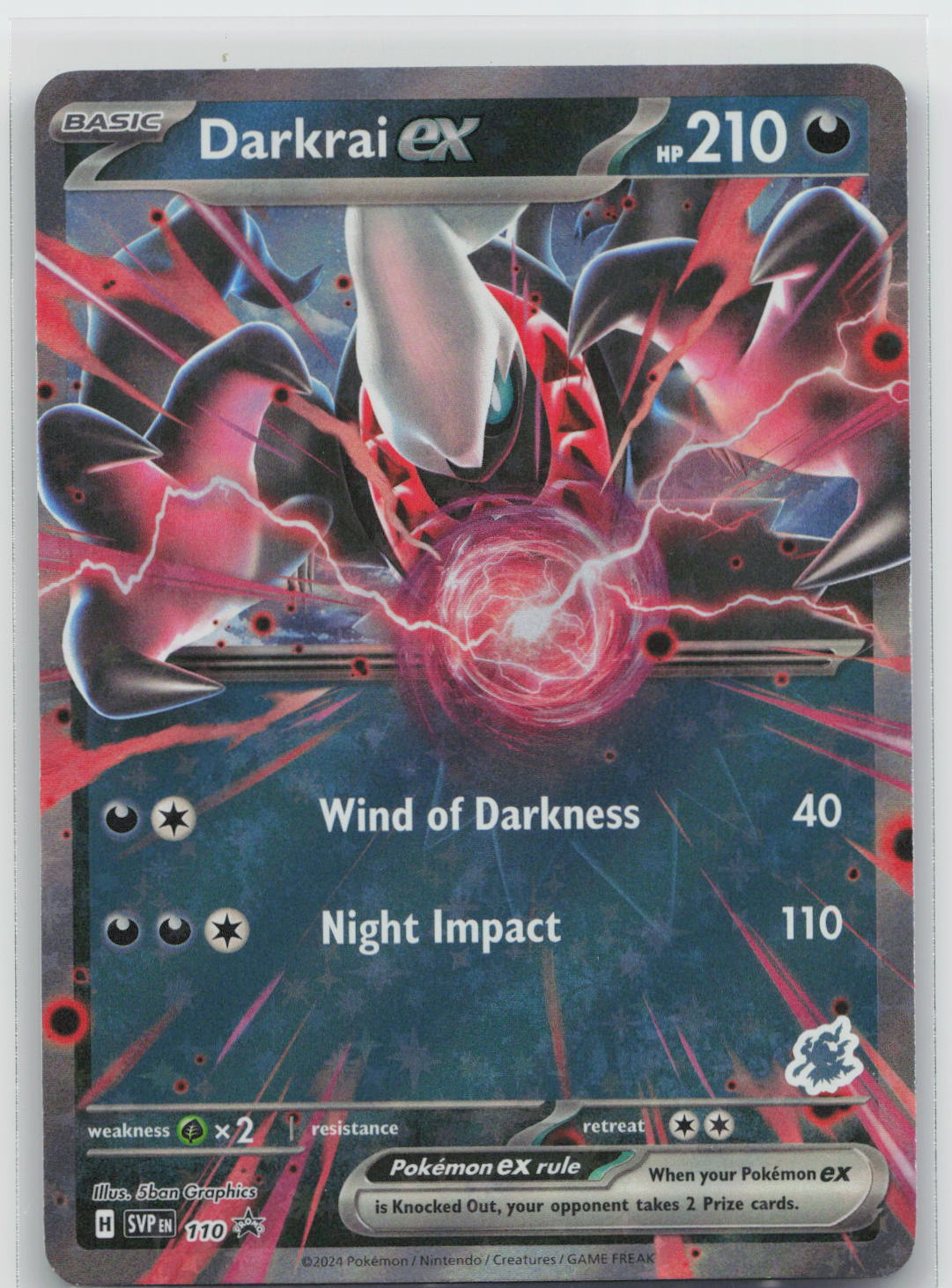 Darkrai ex - Scarlet & Violet Promo 110/SVP EN
