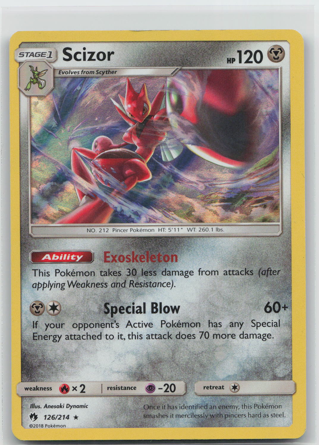 Scizor - Lost Thunder 126/214