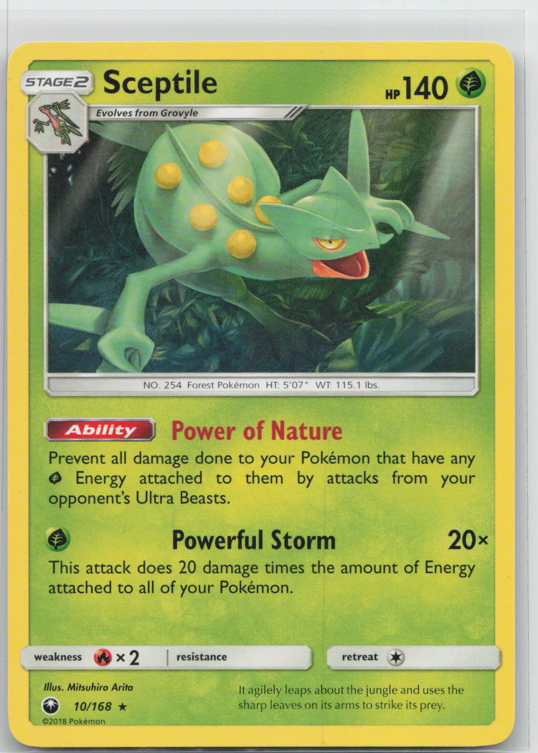 Sceptile - Celestial Storm 10/168