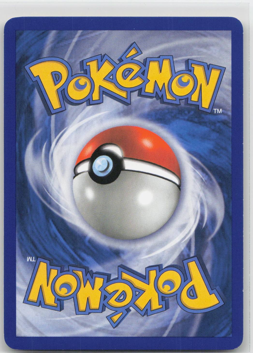 Back of card