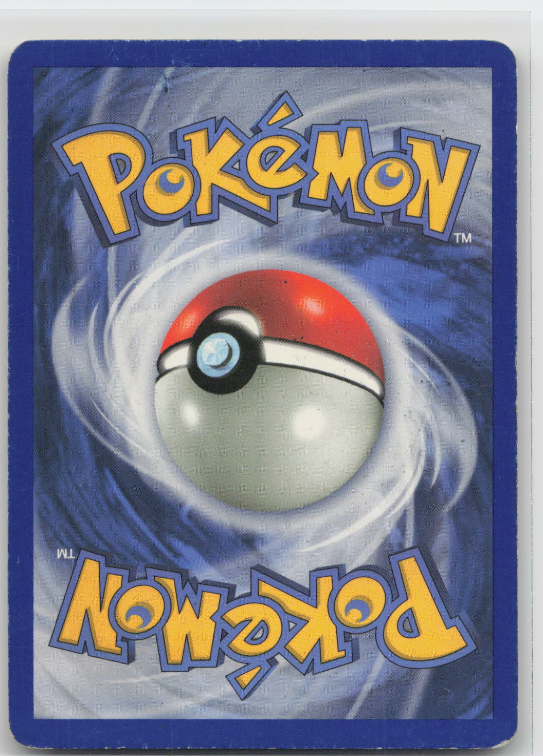 Back of card