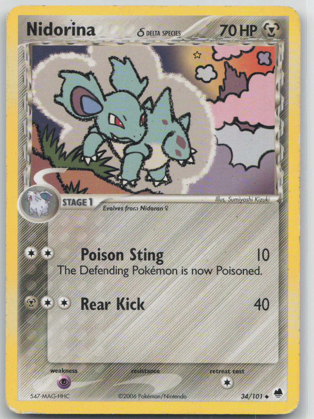 Nidorina δ - Dragon Frontiers 34/101