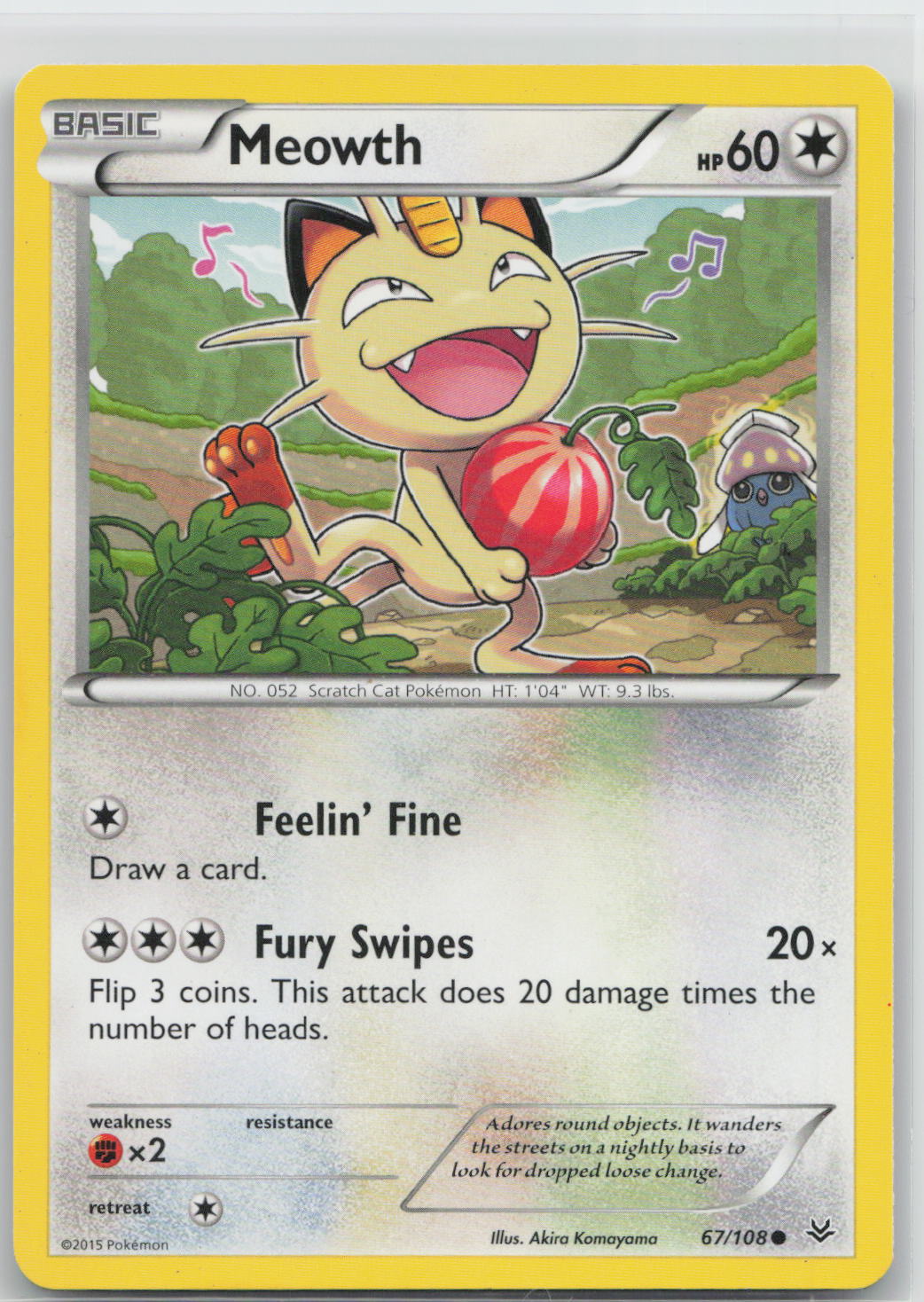 Meowth - Roaring Skies 067/108