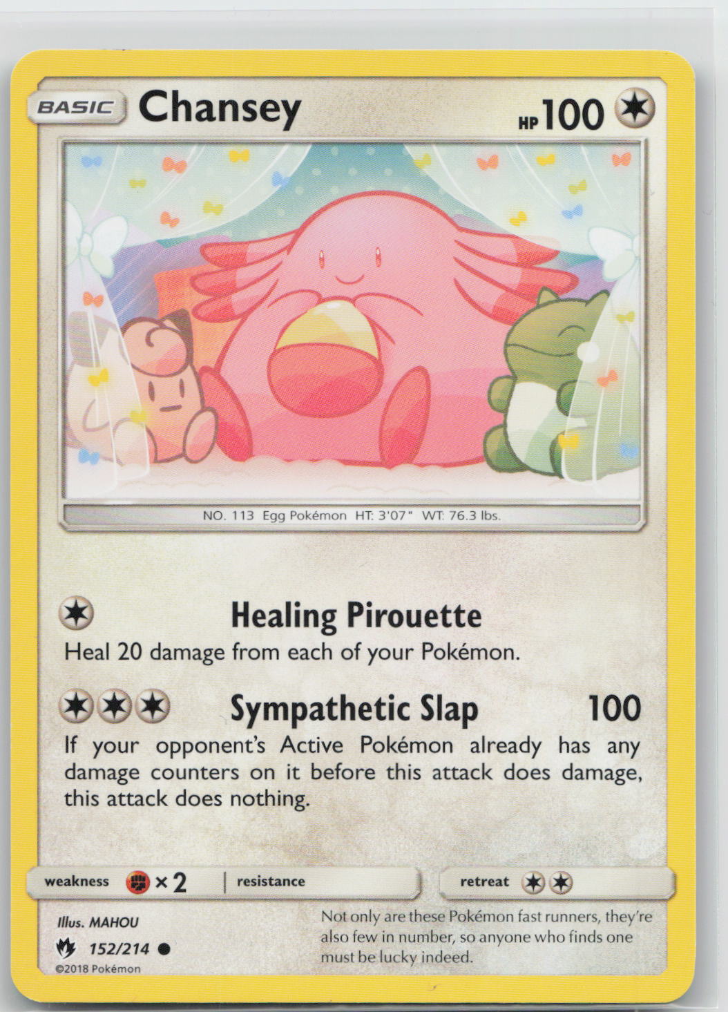 Chansey - Lost Thunder 152/214