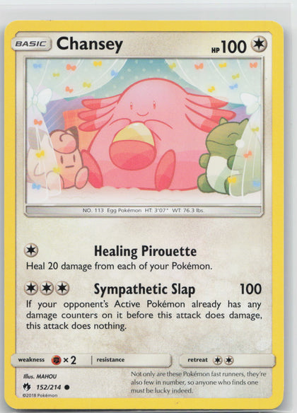 Chansey - Lost Thunder 152/214