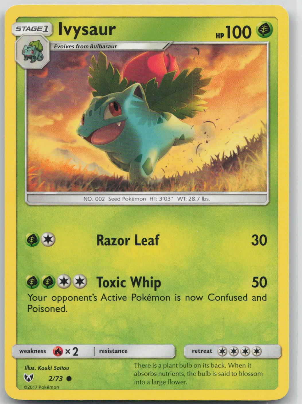 Ivysaur - Shining Legends 2/73