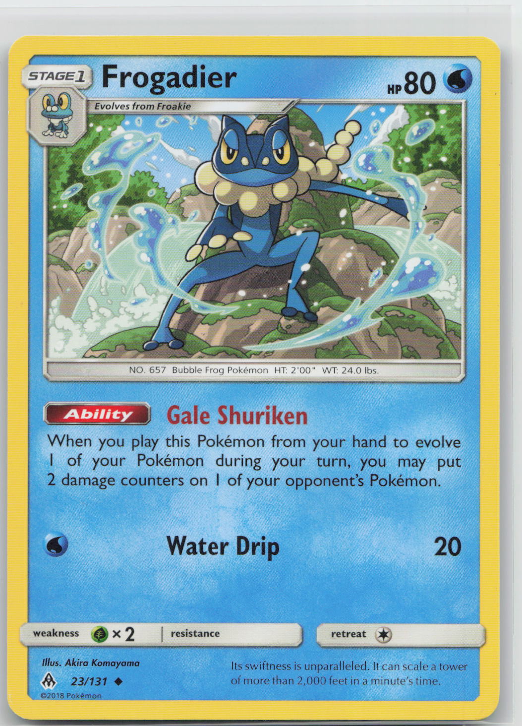 Frogadier - Forbidden Light 023/131