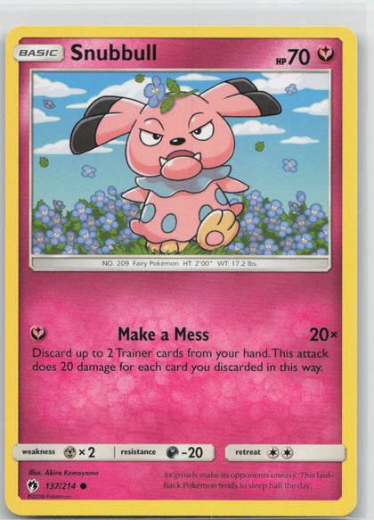 Snubbull - Lost Thunder 137/214