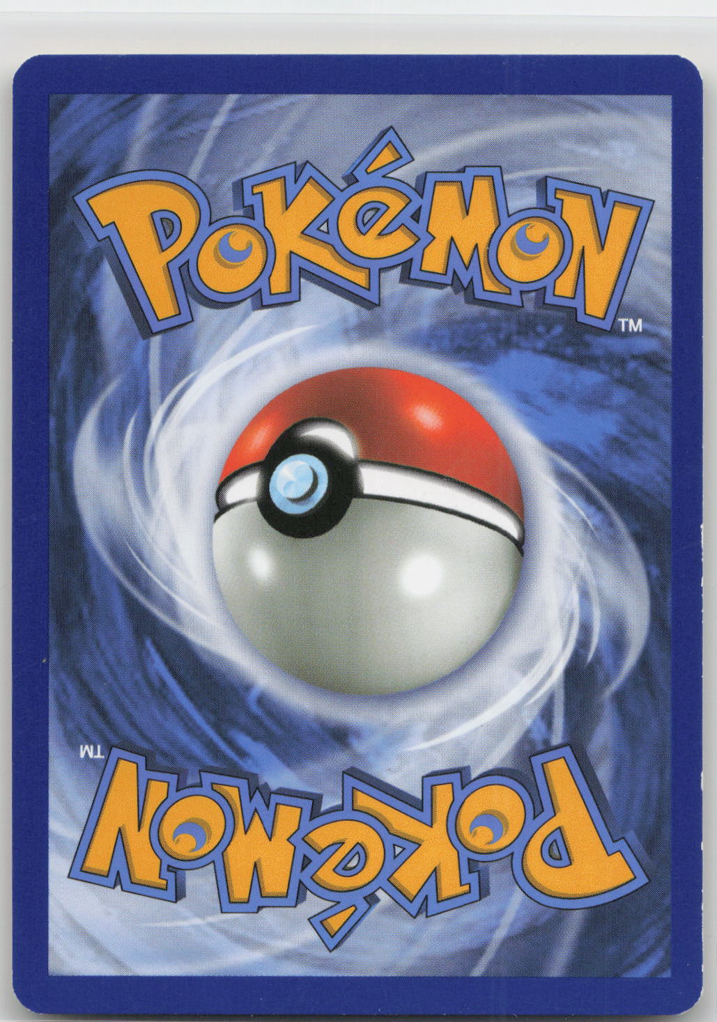 Back of card