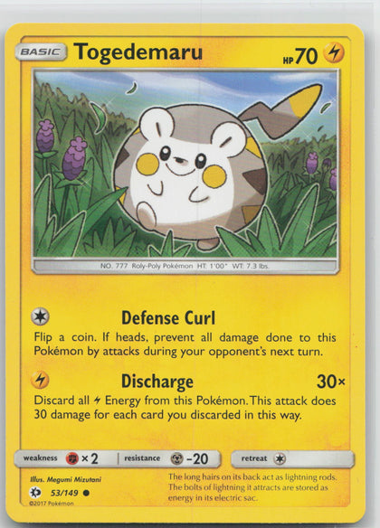 Togedemaru - Sun & Moon 053/149