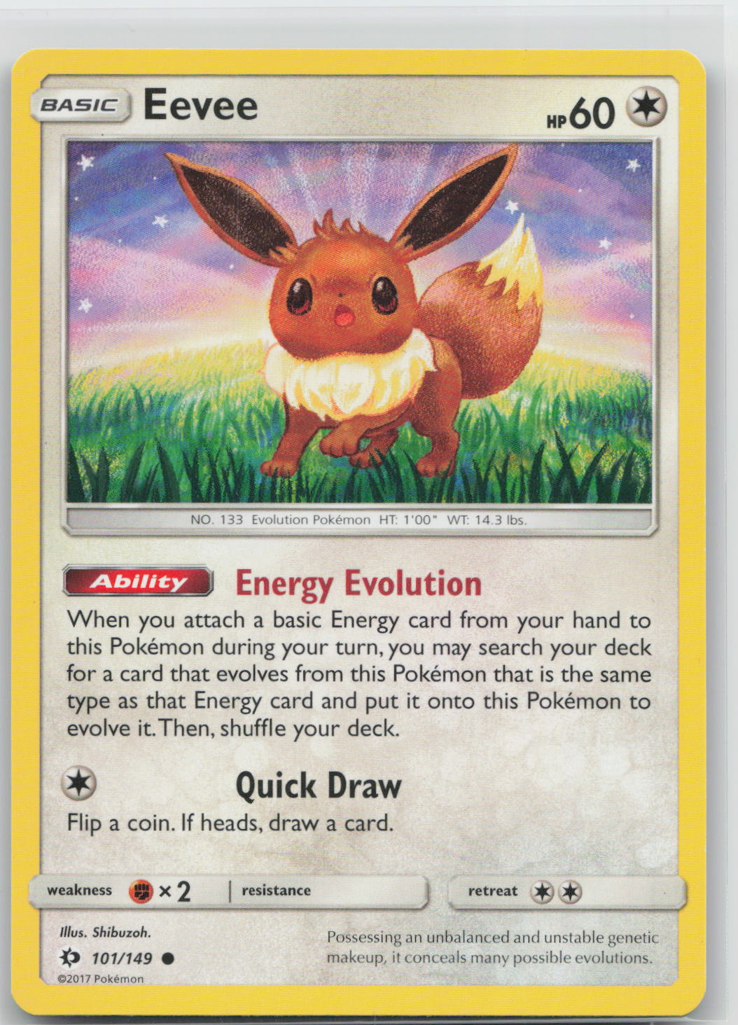 Eevee - Sun & Moon 101/149