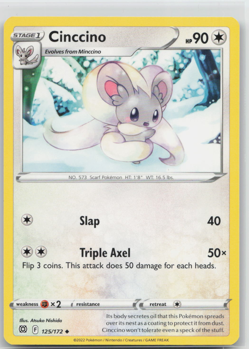 Cinccino - Brilliant Stars 125/172