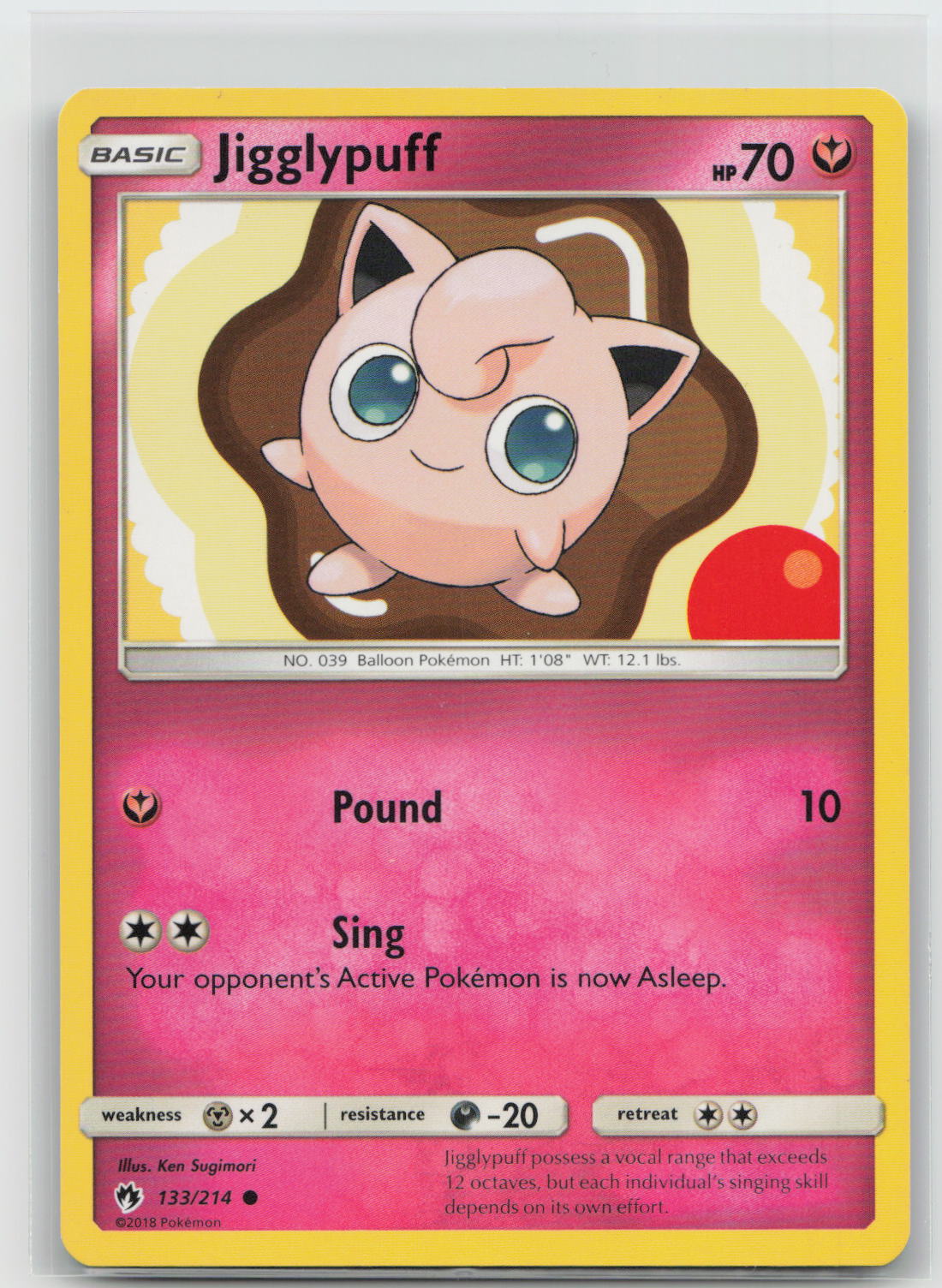 Jigglypuff - Lost Thunder 133/214