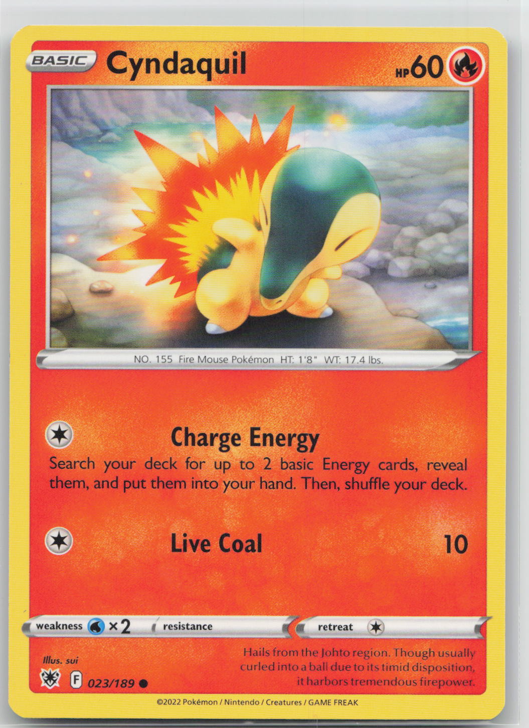 Cyndaquil - Astral Radiance 023/189