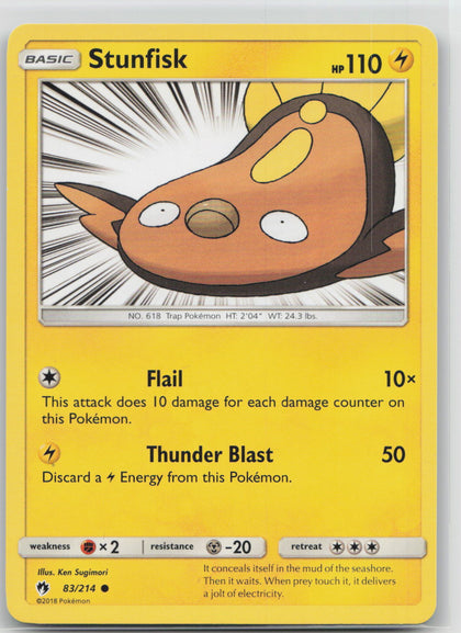 Stunfisk - Lost Thunder 083/214