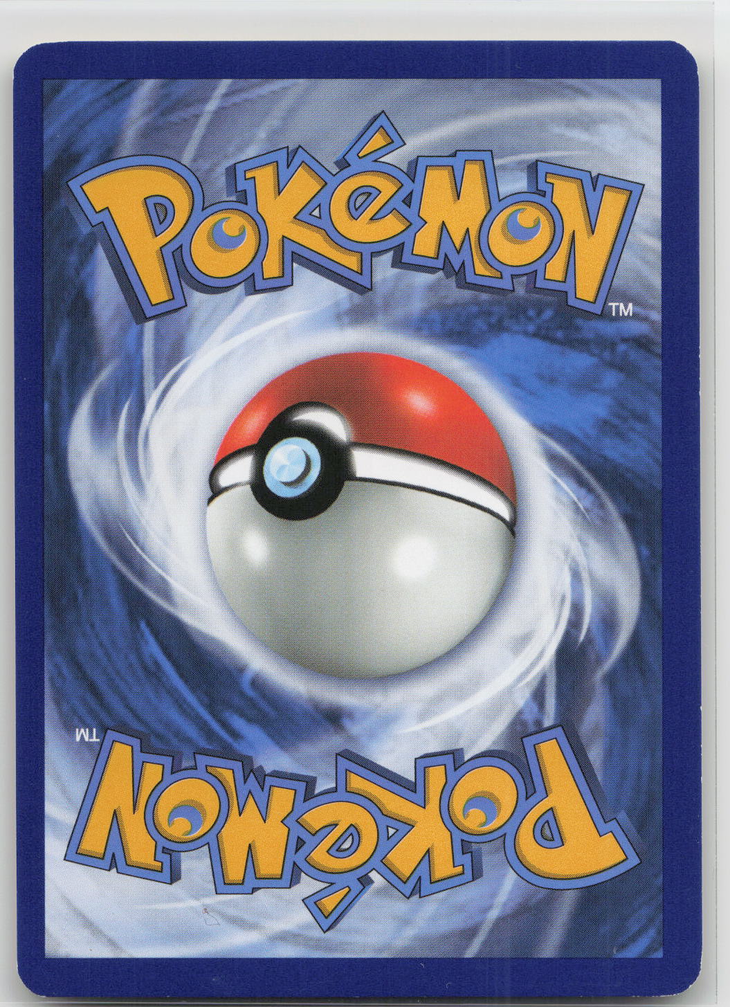 Back of card